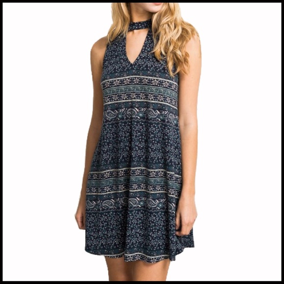 Keyhole Print Dress - Picture 8 of 8